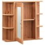 Voir la diapositive 3 : VIDAXL Armoire a miroir de salle de bain Chene 66x17x63 cm MDF