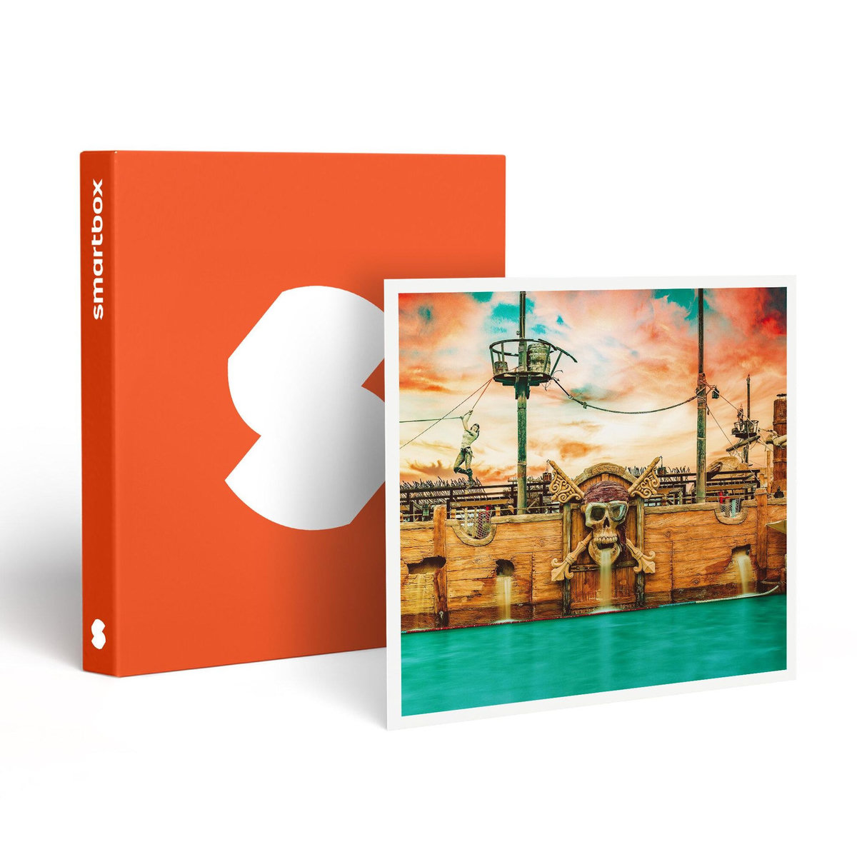 Smartbox Journée d'aventure au parc aquatique Pirates World au Cap d'Agde pour 2 personnes - Coffret Cadeau Sport & Aventure