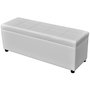 Voir la diapositive 1 : VIDAXL Banc long de rangement Bois Blanc