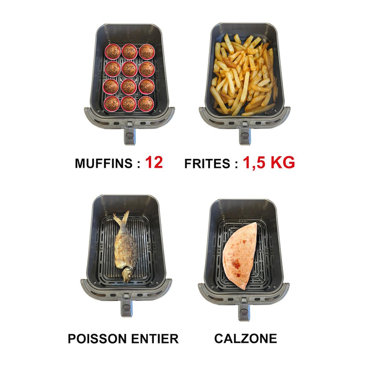 LITTLE BALANCE Friteuse sans huile 1700w - 8866