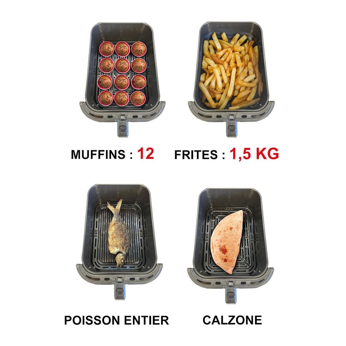 LITTLE BALANCE Friteuse sans huile 1700w - 8866