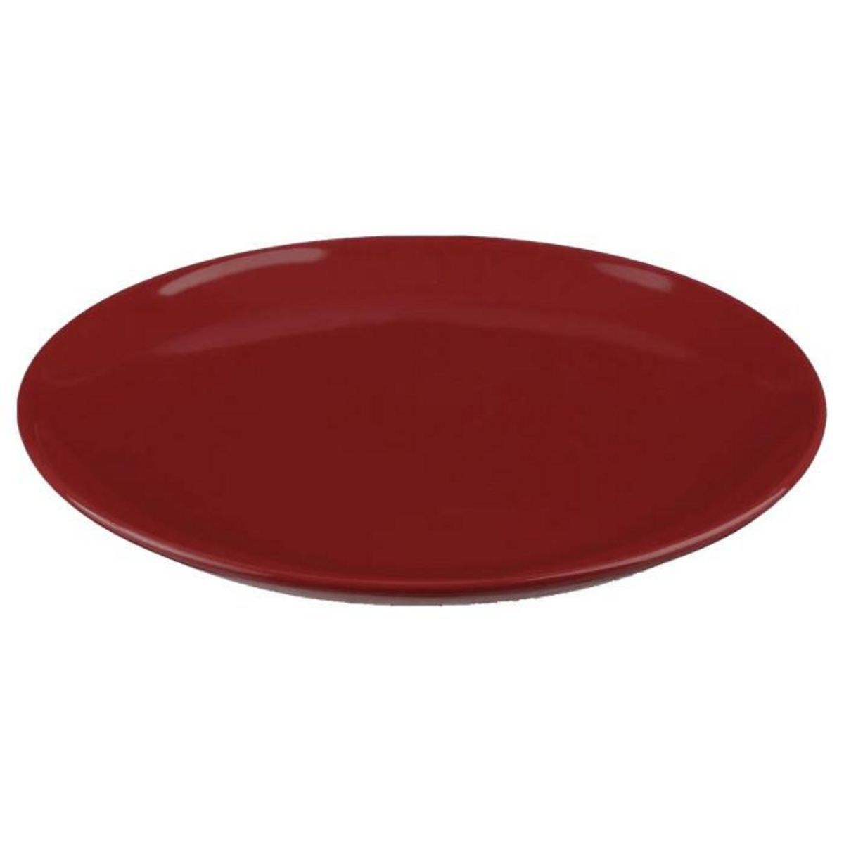 SECRET DE GOURMET Lot de 6 Assiettes à Dessert  Colorama  20cm Rouge