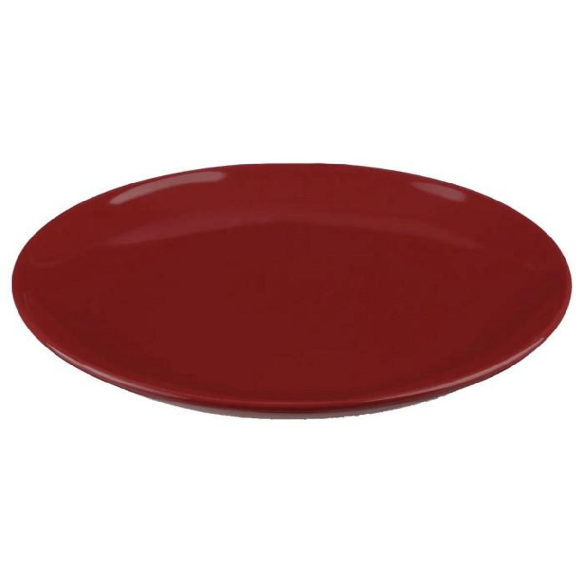 SECRET DE GOURMET Lot de 6 Assiettes à Dessert  Colorama  20cm Rouge