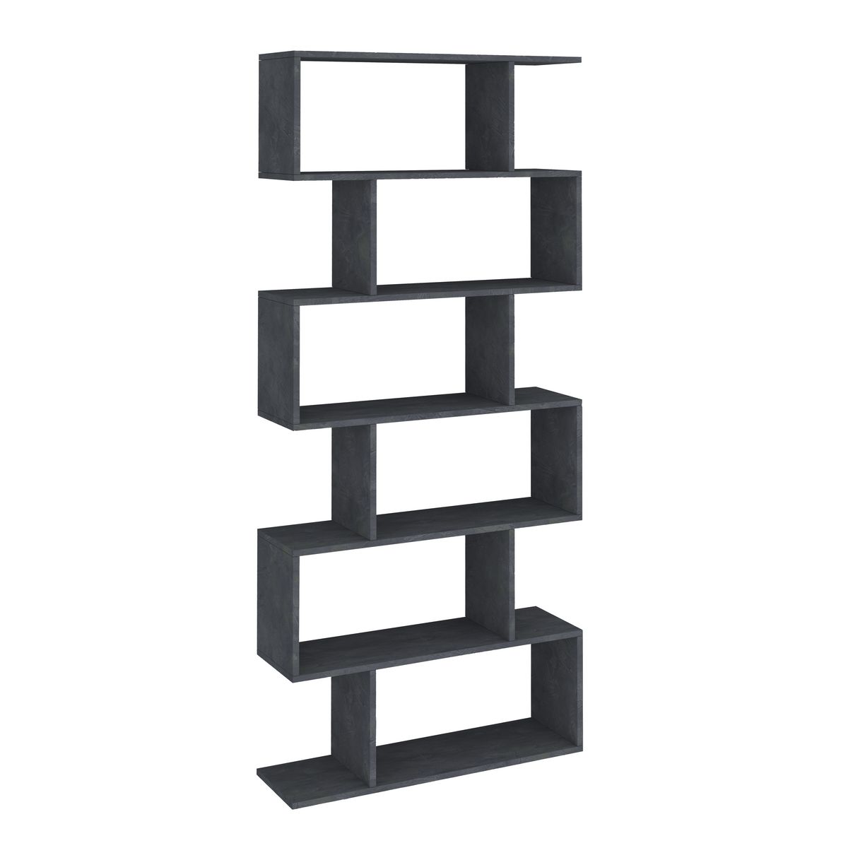 Bibliothèque verticale 6 étagères NOCI