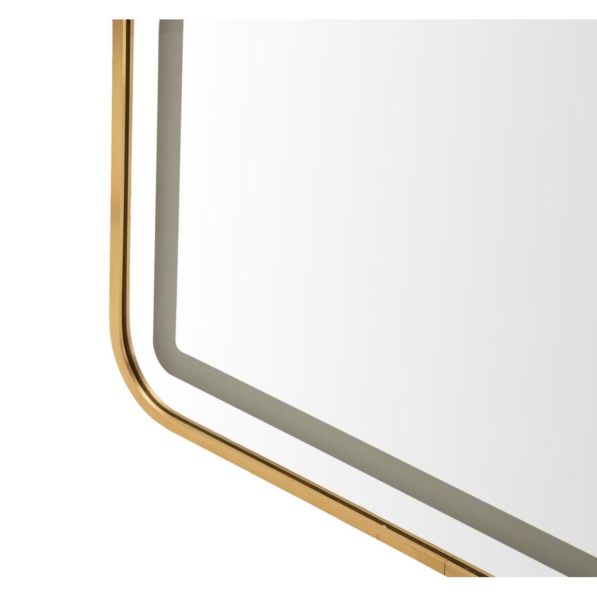 Voir la diapositive 6 : Paris Prix Miroir sur Pied LED  Simple  160cm Or