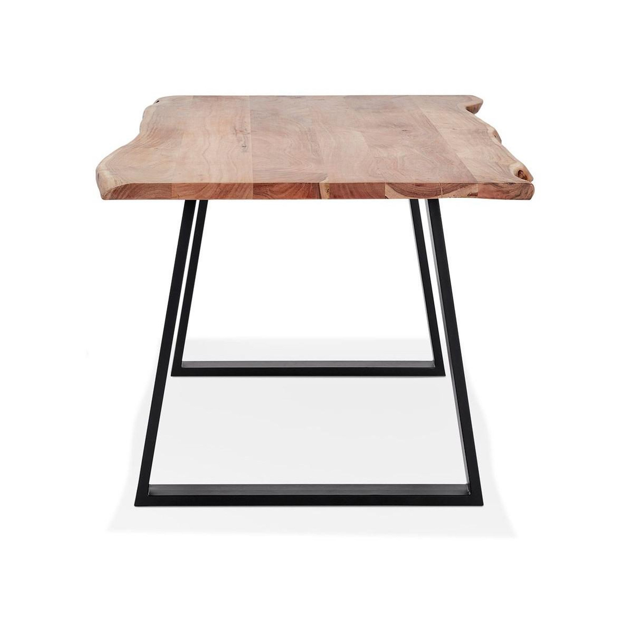 Voir la diapositive 3 : Paris Prix Table de repas  azimato  160cm naturel & noir
