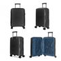 Voir la diapositive 3 : David Jones Lot 3 valises rigides dont 1 valise cabine TSA