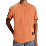 CALVIN KLEIN JEANS T shirt  Homme Calvin Klein Jeans Badge Turn Up. Coloris disponibles : Orange