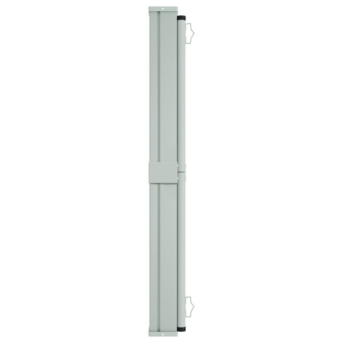 VIDAXL Auvent lateral retractable de patio 600x160 cm gris