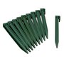 Voir la diapositive 1 : Nature Ancres pour bordure de jardin - PP, vert x10