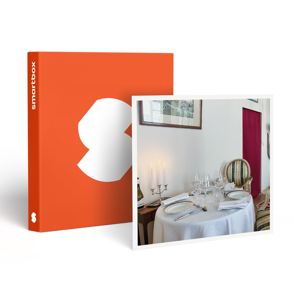 Smartbox Dîner avec accord mets et vins Premium et sommelier près d'Auxerre - Coffret Cadeau Gastronomie