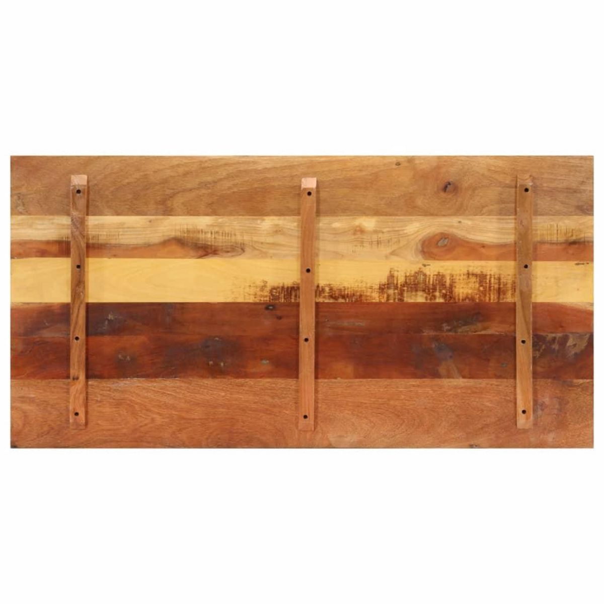 VIDAXL Dessus de table rectangulaire 60x120 cm 15-16 mm Bois recupere