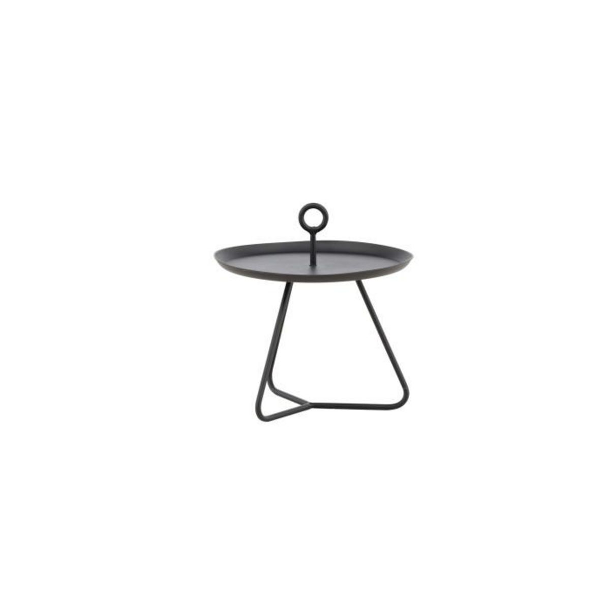 Paris Prix Table d'Appoint de Jardin  Pamplona  40cm Noir