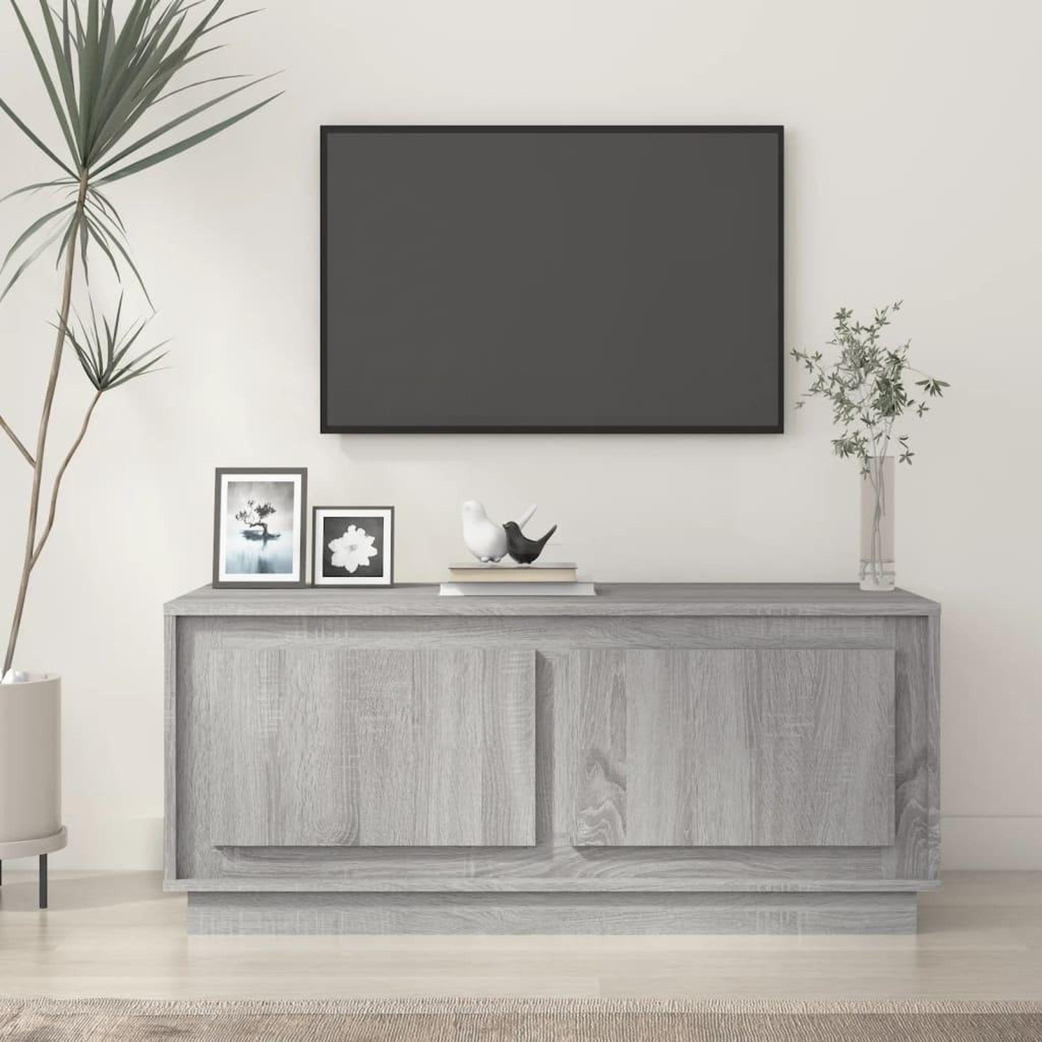 VIDAXL Table basse sonoma gris 102x50x44 cm bois d'ingenierie