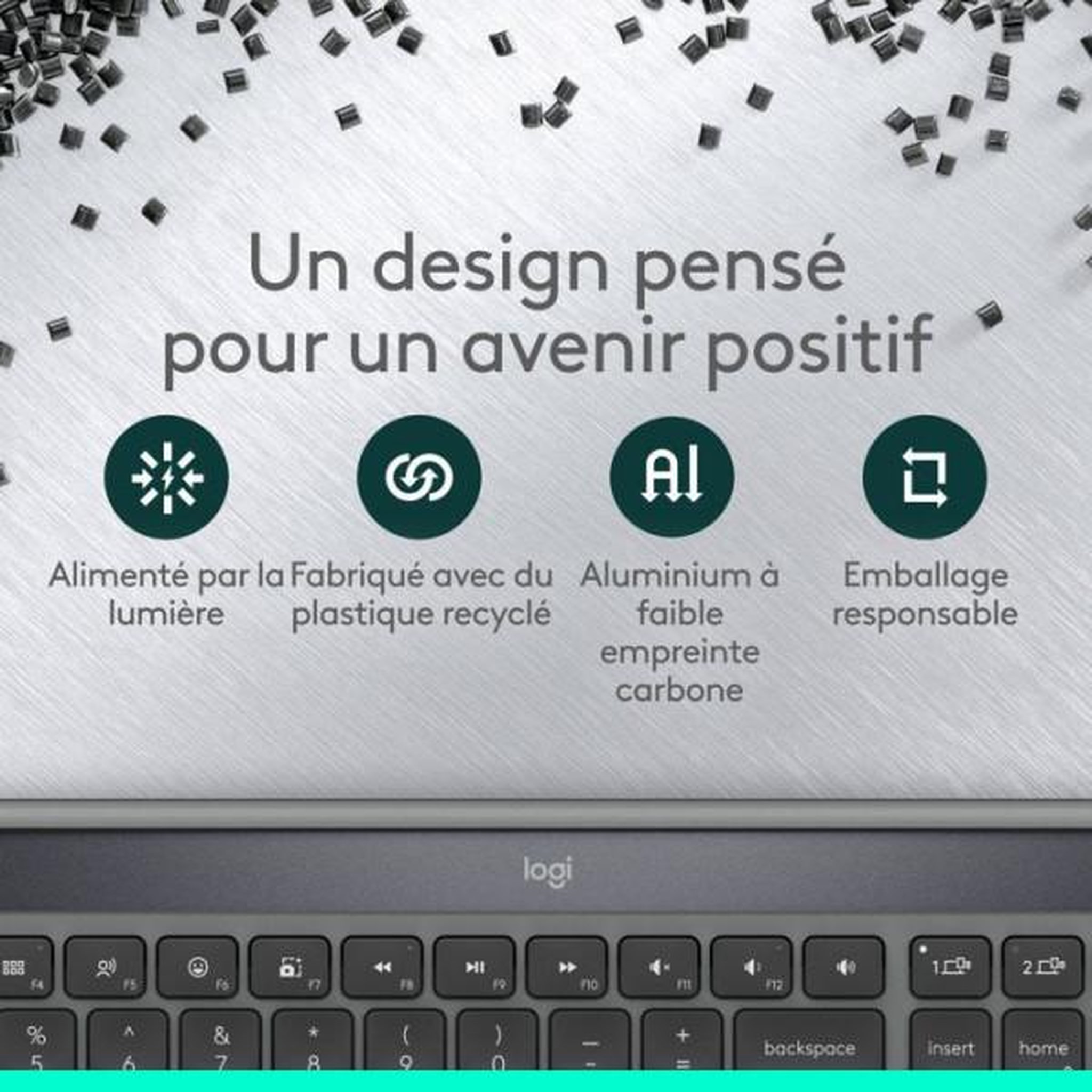 Voir la diapositive 6 : Logitech Clavier sans fil Signature Slim Solar+