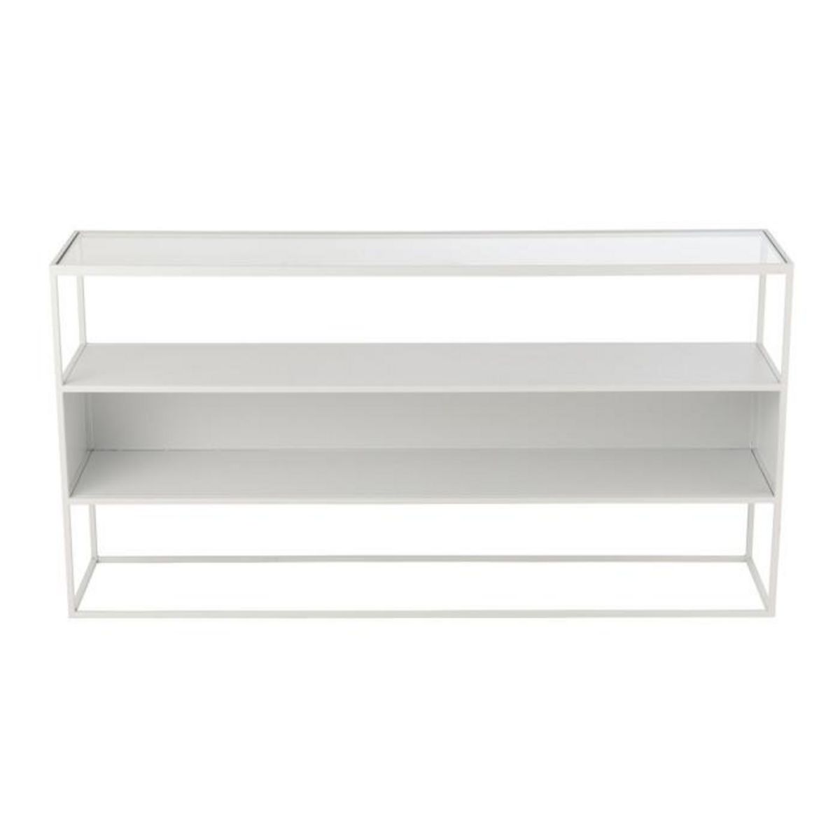 Paris Prix Console en Métal  Maryanne  140cm Blanc