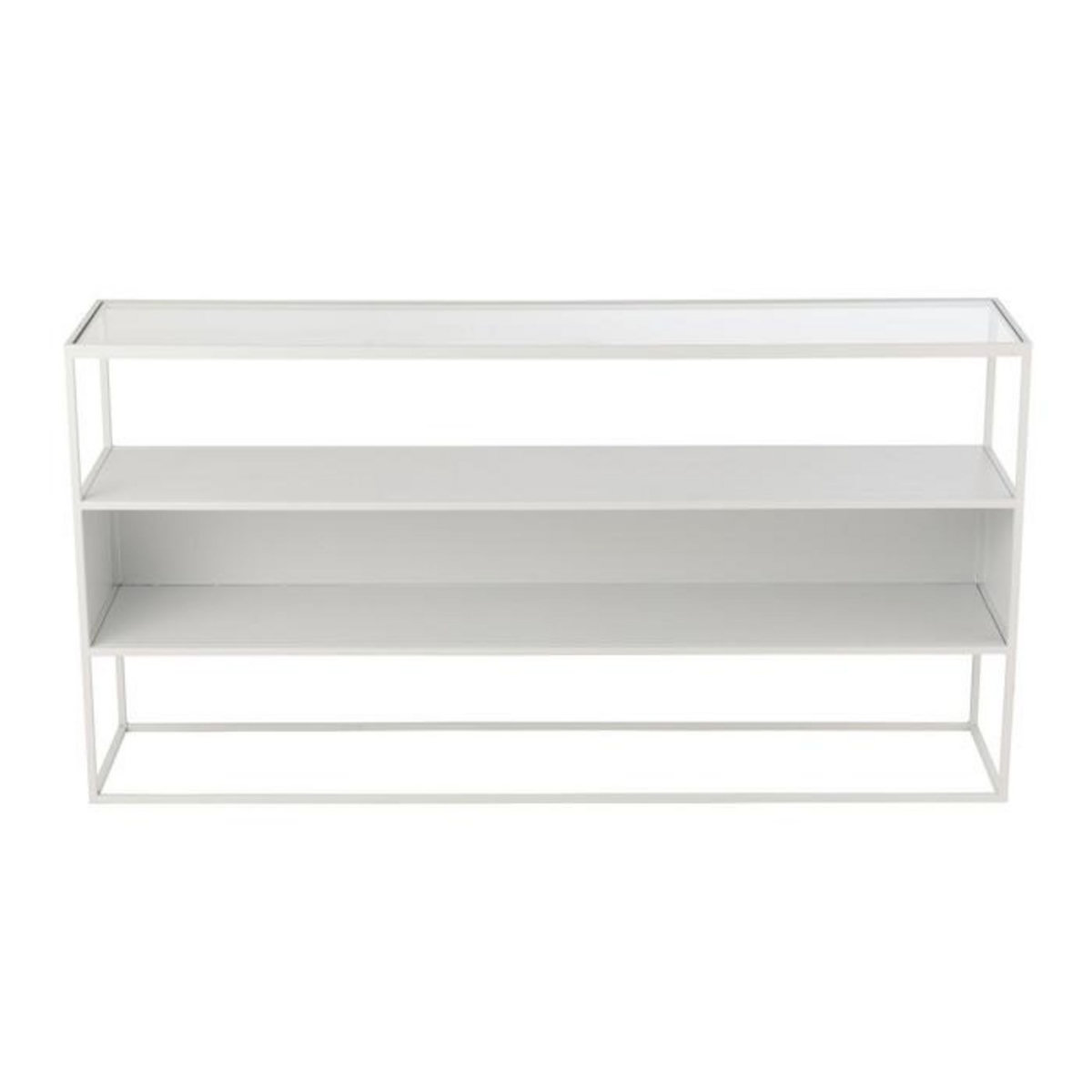 Paris Prix Console en Métal  Maryanne  140cm Blanc