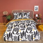 Home collection Parure de couette 3 pcs 240x220 100% coton 57 fils, nolie