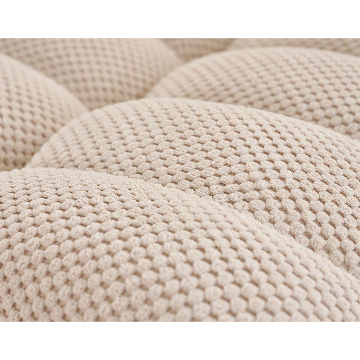 LISA DESIGN Ellie - fauteuil sans accoudoir en velours texturé