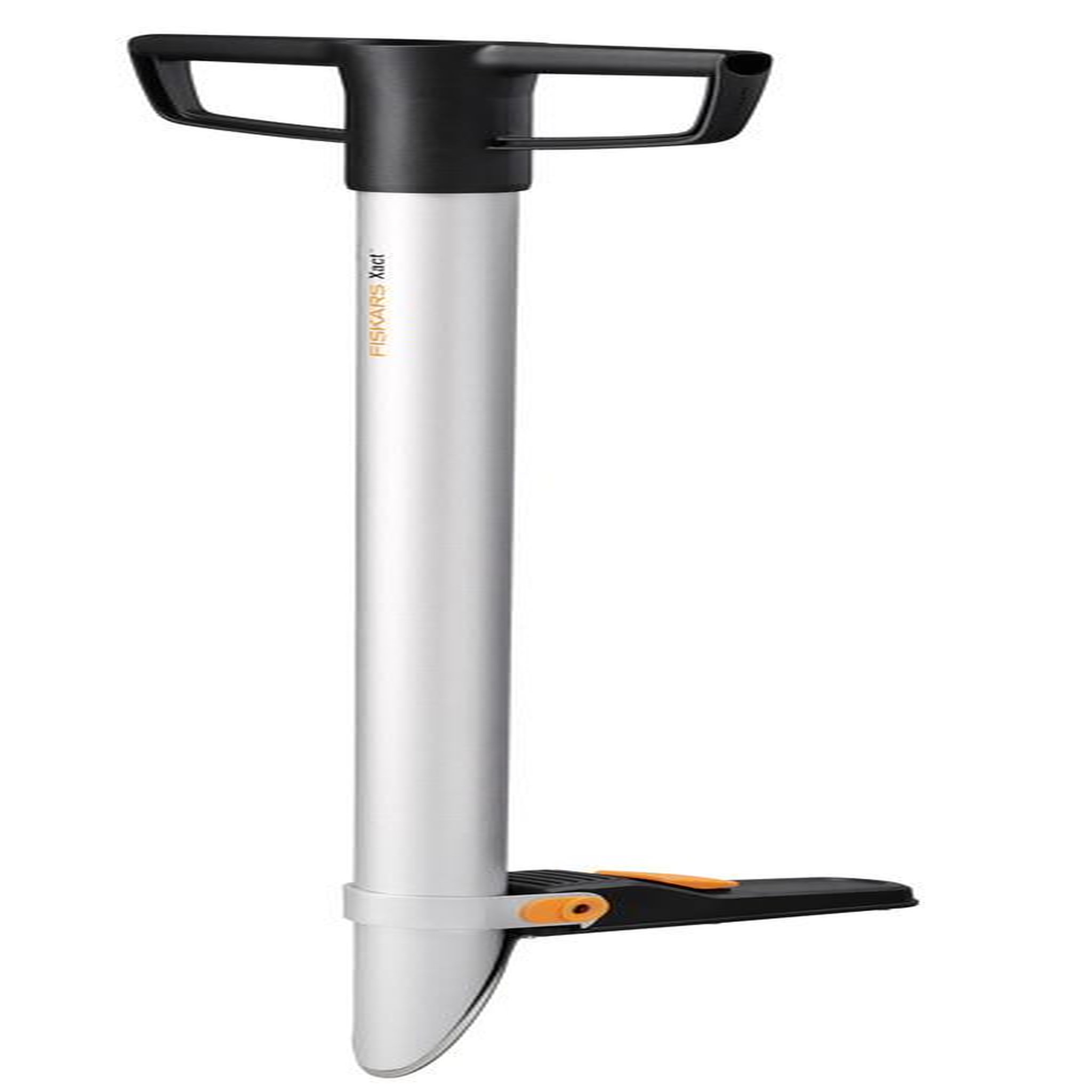 Fiskars Plantoir à bulbes sur pied Xact - 50 mm de large - profondeur jusqu'à 150 mm