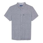 TBS Chemise  chiné Homme TBS CA E. Coloris disponibles : Bleu