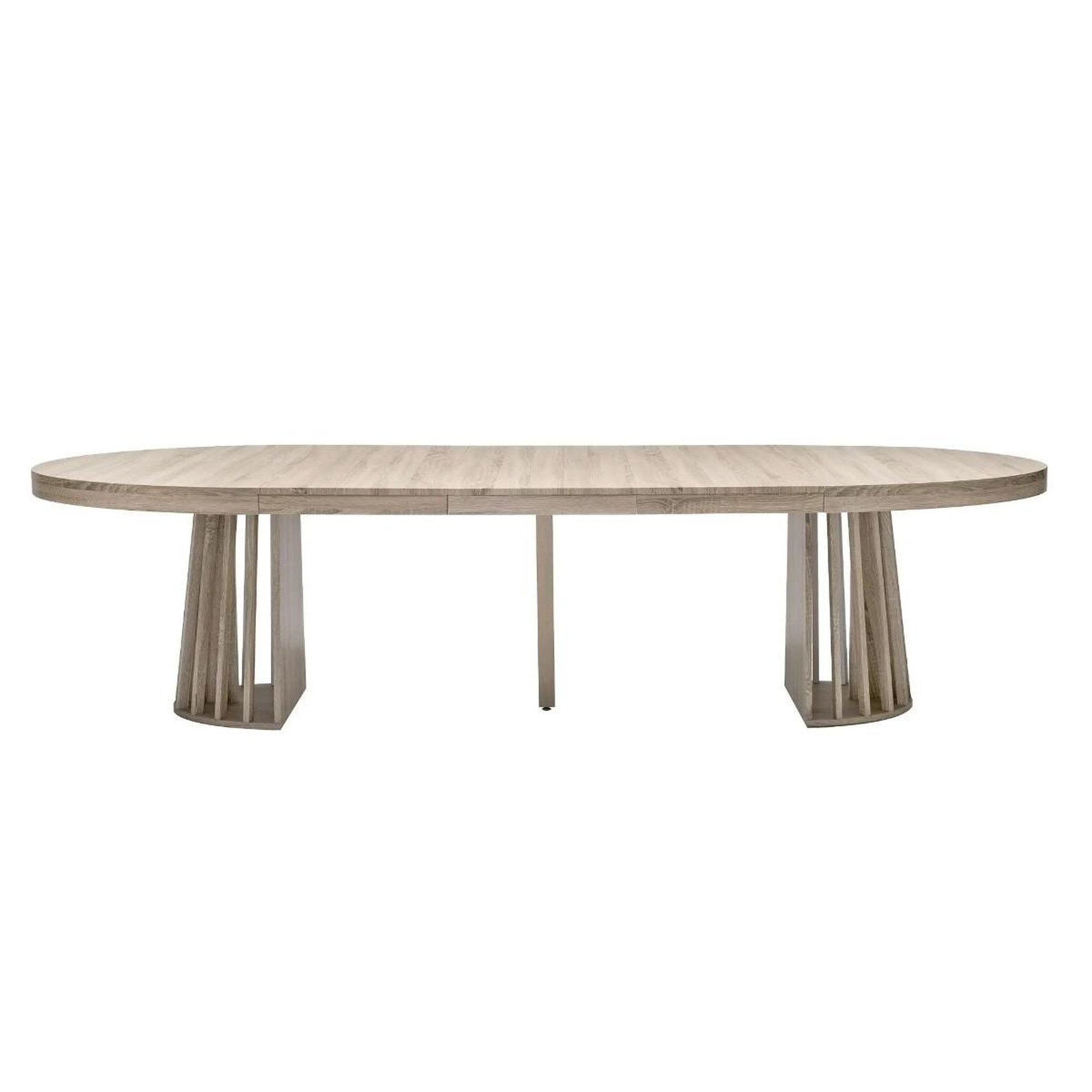 Voir la diapositive 2 : Paris Prix Table de repas extensible  laize  150-300cm naturel