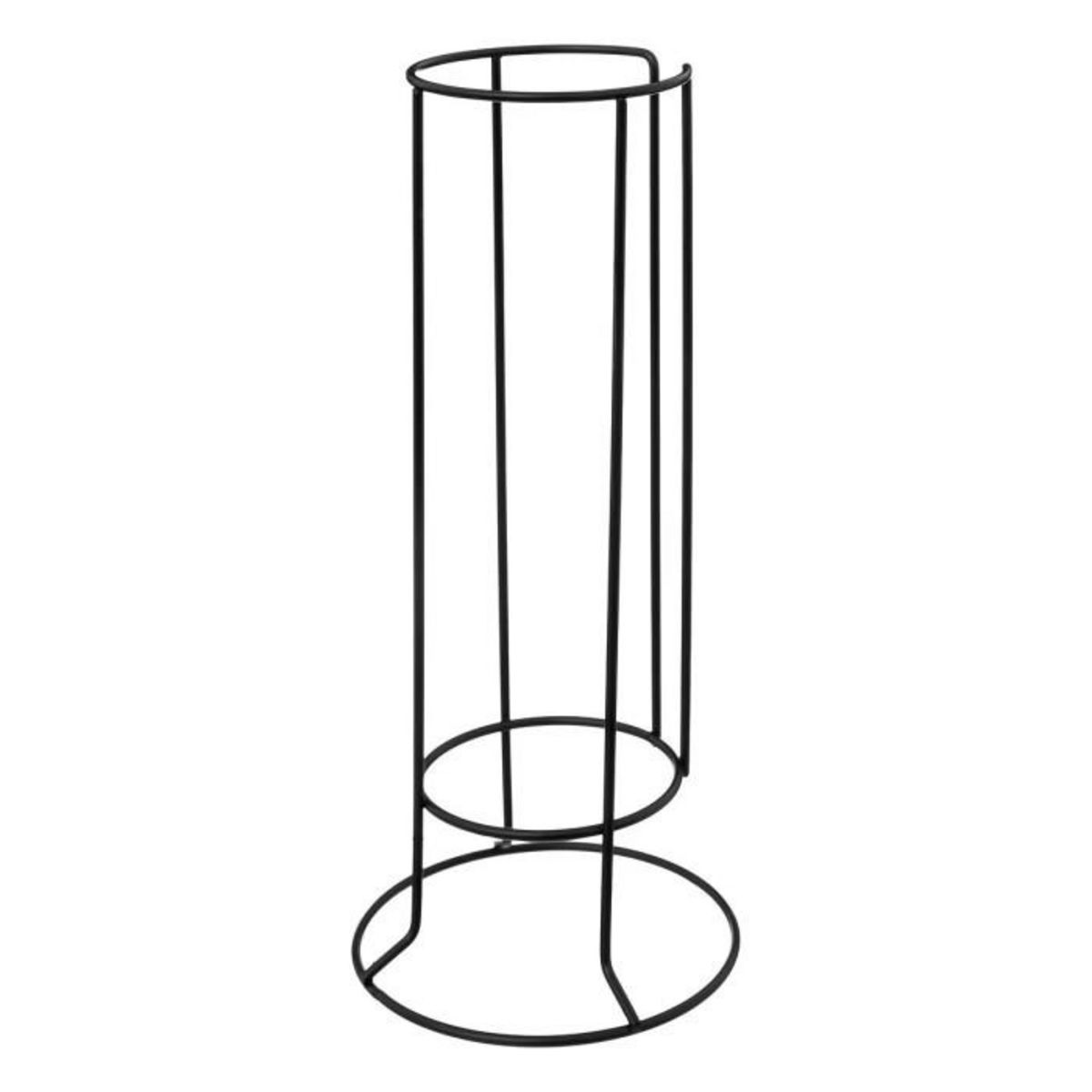 SECRET DE GOURMET Lot de 6 Mugs sur Rack  Ethnik  26cl Noir & Blanc