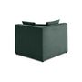 Voir la diapositive 4 : LISA DESIGN Amalfi - module d'angle réversible - en tissu