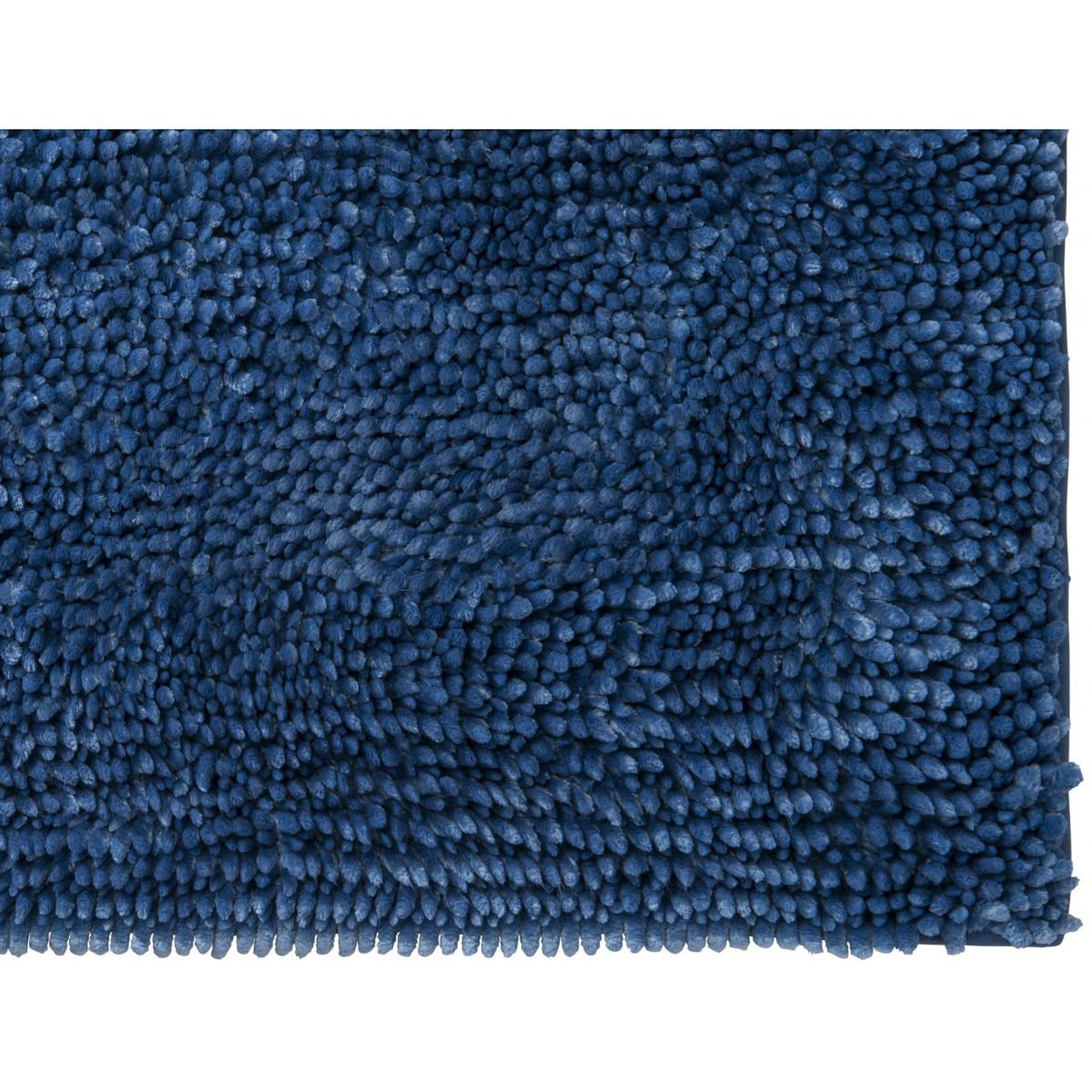 Voir la diapositive 2 : GUY LEVASSEUR Tapis de bain chenille uni irisé