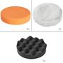 Voir la diapositive 4 : tectake Lustreuse Polisseuse Rectifieuse Excentrique avec 24 Accessoires 810 W noir/rouge
