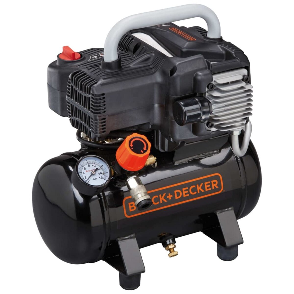 Black & Decker - BLACK+DECKER Compresseur à air silencieux 6 L 230