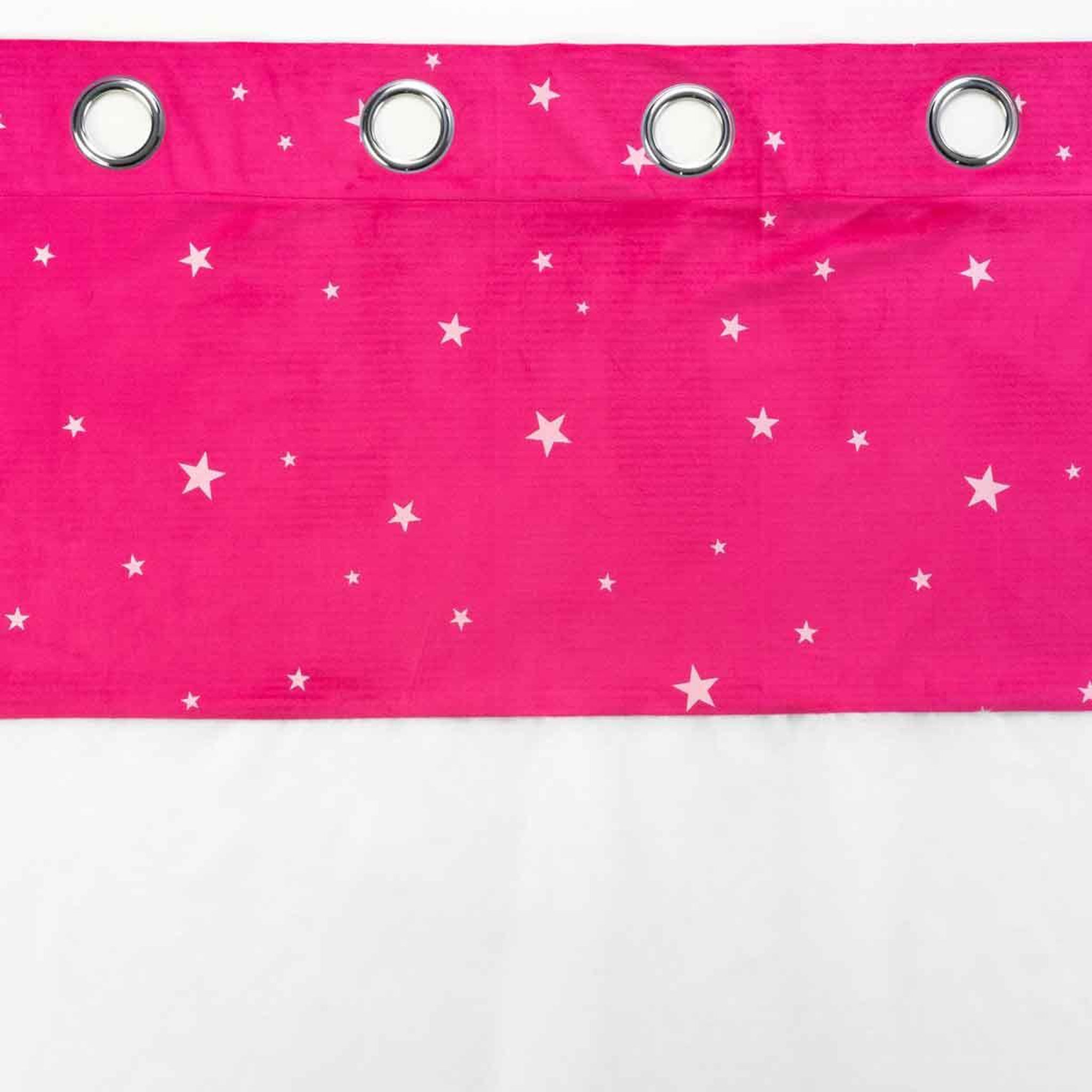 Voir la diapositive 3 : Douceur d'Intérieur Rideau Voilage Phosphorescent  Moonlight  140x240cm Fuchsia