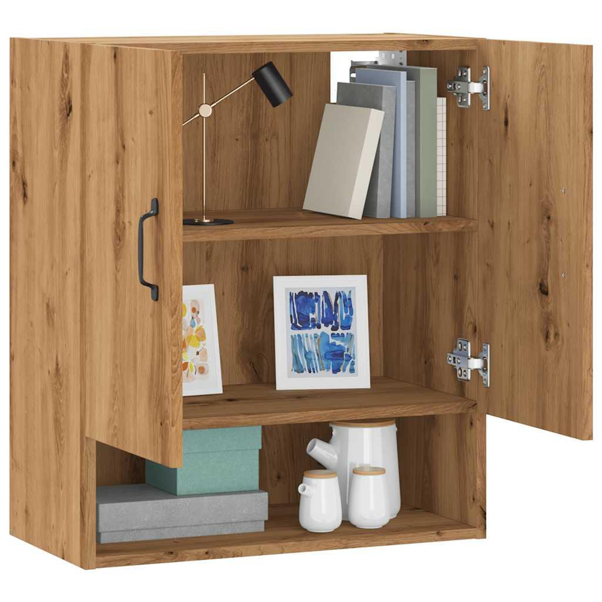 VIDAXL Armoire murale chene artisanal 60x31x70 cm bois d'ingenierie