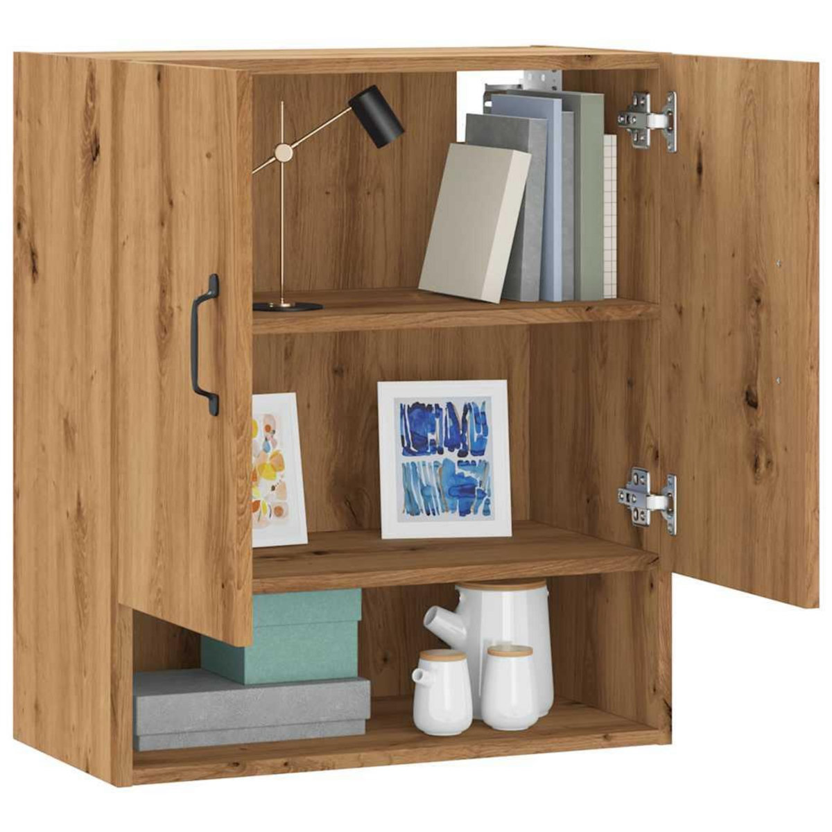 VIDAXL Armoire murale chene artisanal 60x31x70 cm bois d'ingenierie