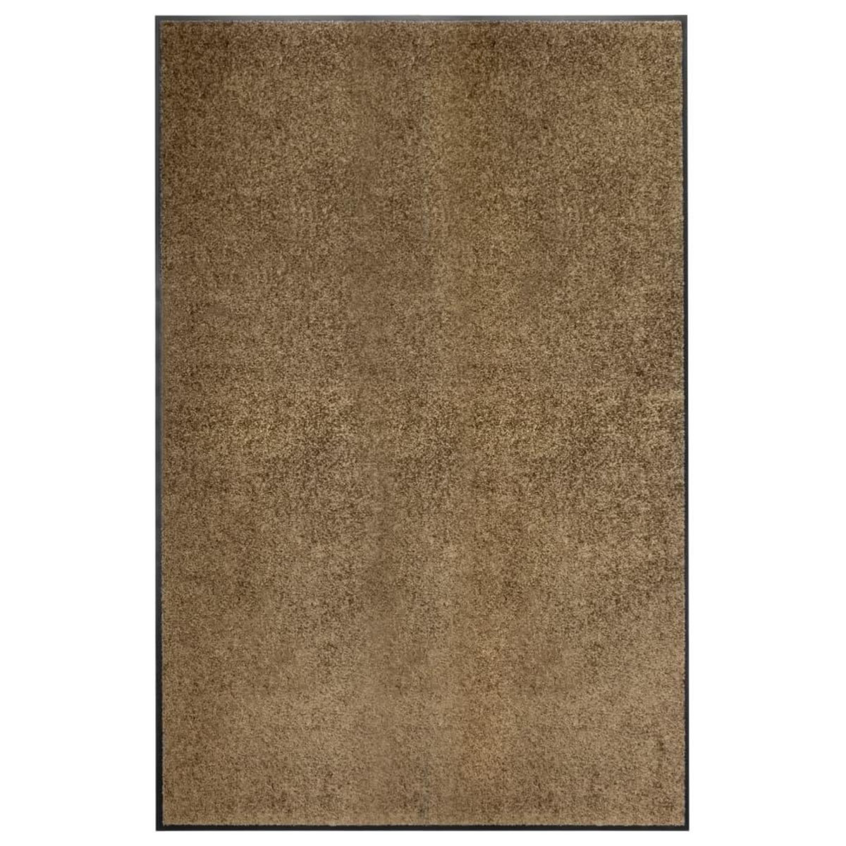VIDAXL Paillasson lavable Marron 120x180 cm