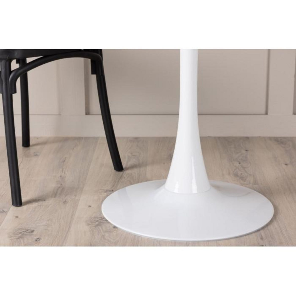 Paris Prix Table à Manger Ronde  Hamden  80cm Blanc