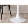 Voir la diapositive 4 : Paris Prix Table à Manger Ronde  Hamden  80cm Blanc
