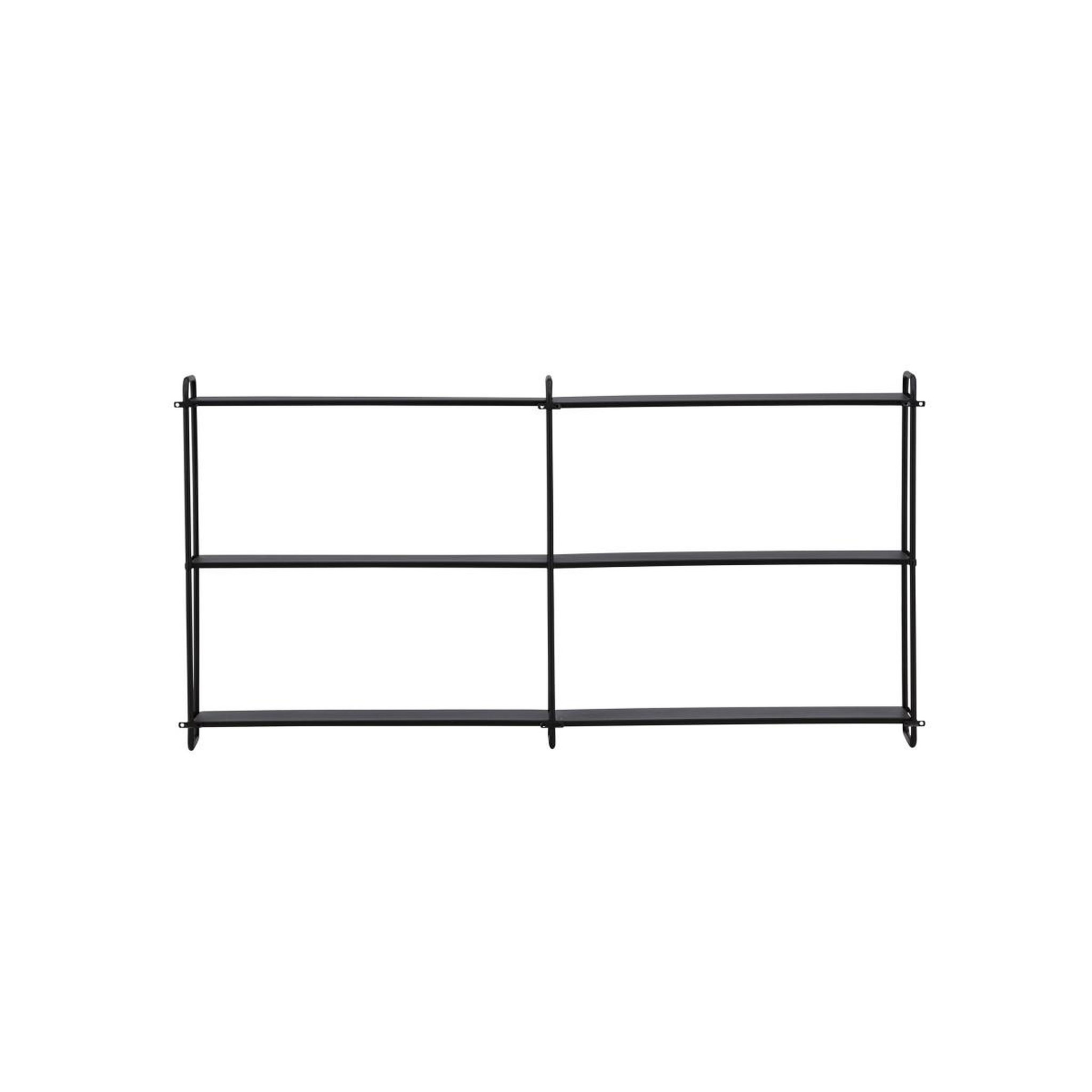 Voir la diapositive 5 : Paris Prix Étagère murale en métal  lyon  122cm noir