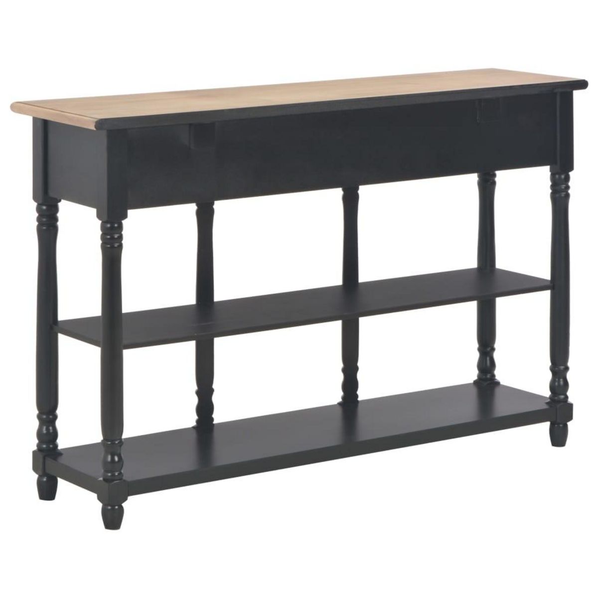 VIDAXL Table console Noir 120x30x76 cm MDF