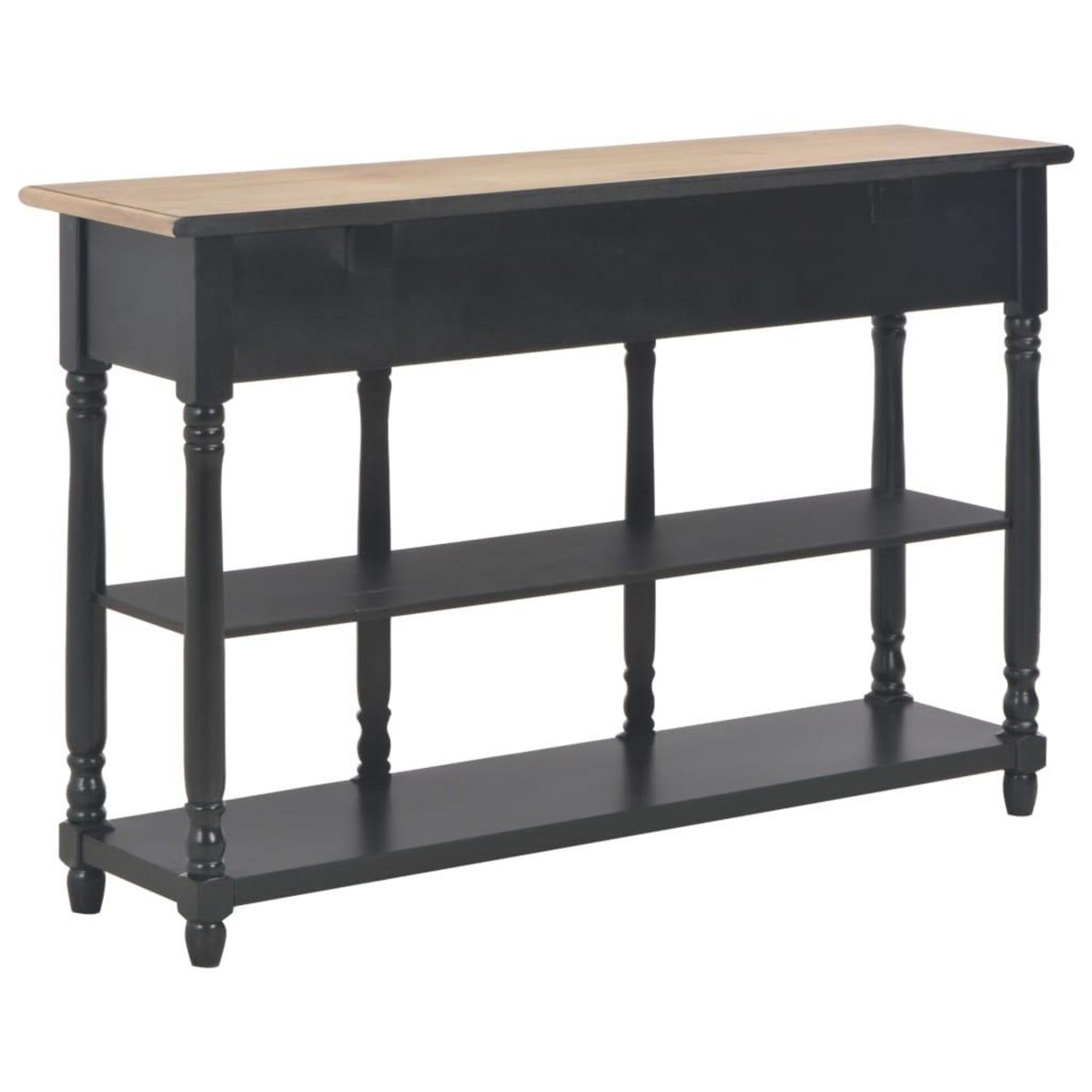 VIDAXL Table console Noir 120x30x76 cm MDF