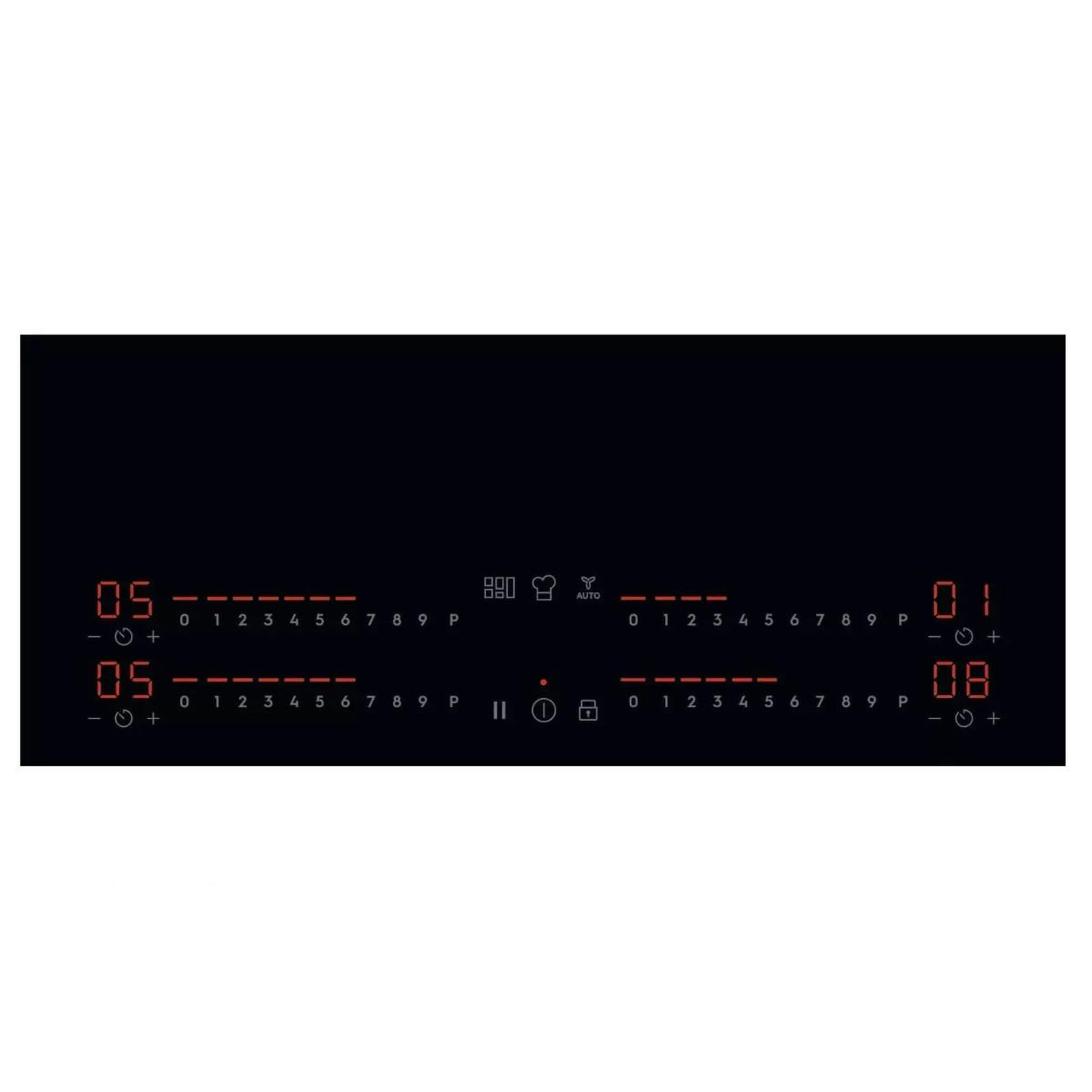Voir la diapositive 3 : ELECTROLUX Plaque de cuisson induction 78cm 4 feux noir - eiv85453