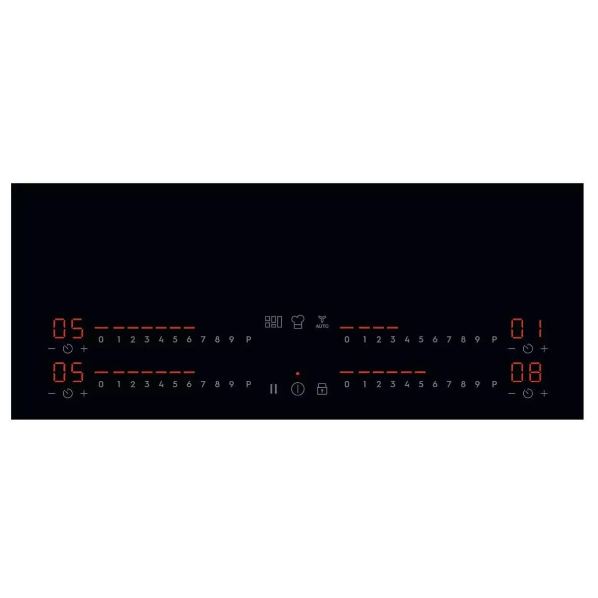 ELECTROLUX Plaque de cuisson induction 78cm 4 feux noir - EIV85453