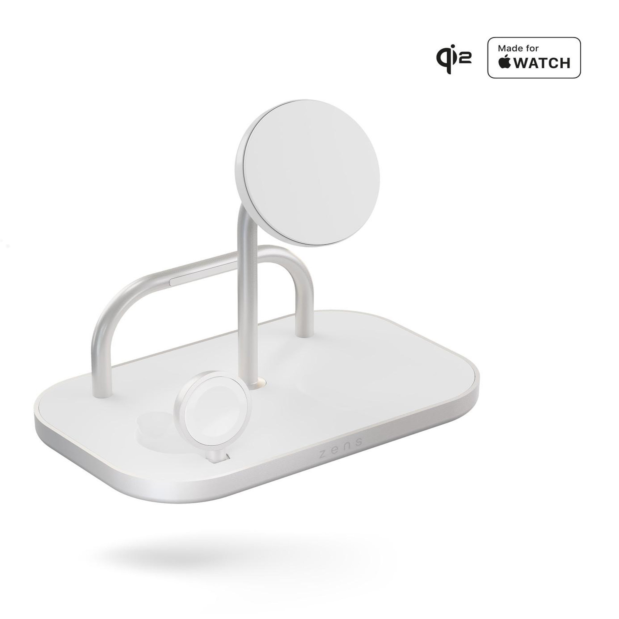Voir la diapositive 2 : Otterbox Otterbox zens 4-in-1 wireless charger, blanc
