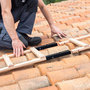 Voir la diapositive 4 : HAILO Echelle plate de toit en bois pour couvreur 5m Hailo Safety Roof