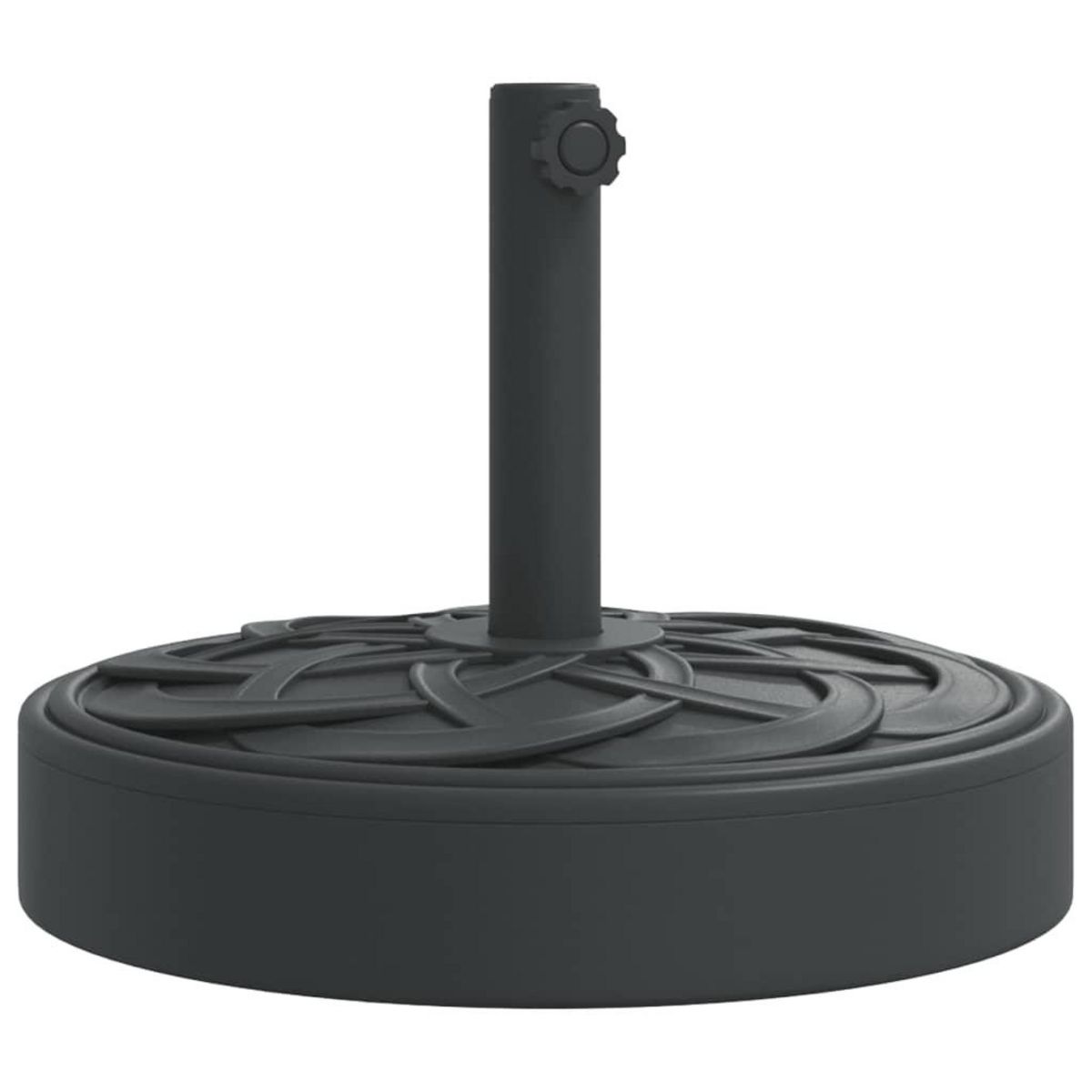 VIDAXL Base de parasol pour mats Ø38 / 48 mm 25 kg rond