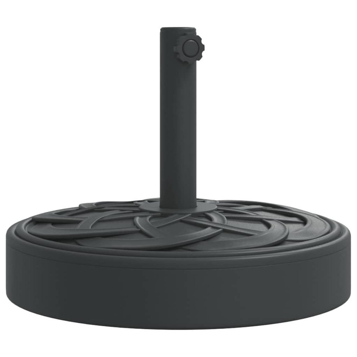 VIDAXL Base de parasol pour mats Ø38 / 48 mm 25 kg rond