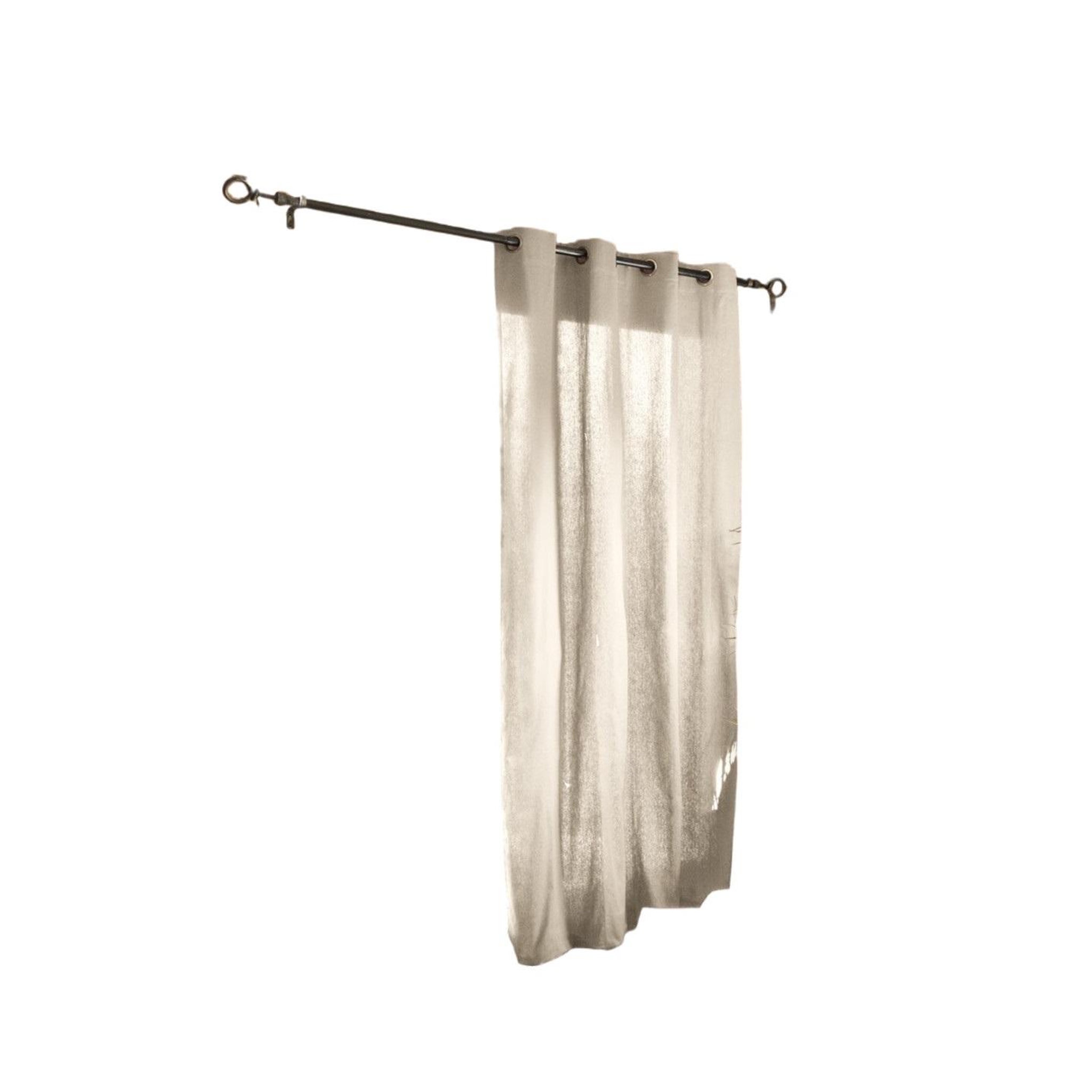 Voir la diapositive 1 : Eden Rideau en coton kala design et moderne