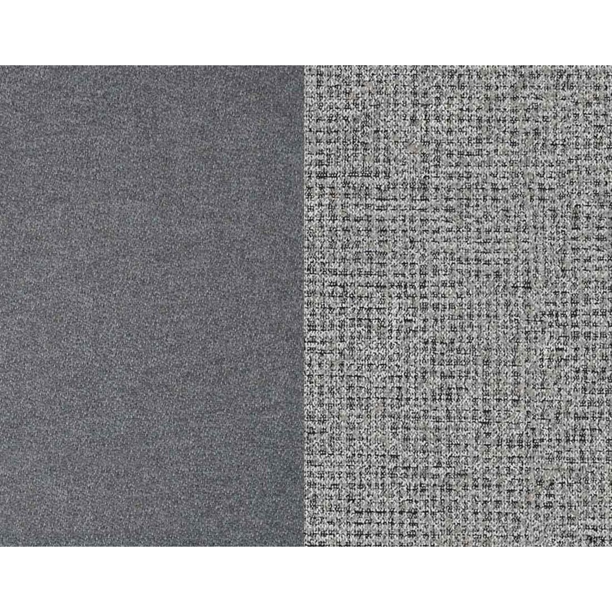 BEST MOBILIER Wilson - pouf avec rangement en tissu et tissu texturé