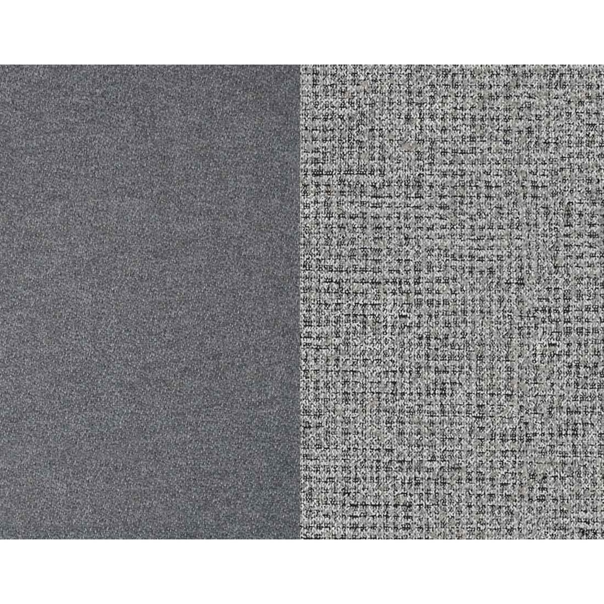 BEST MOBILIER Wilson - pouf avec rangement en tissu et tissu texturé