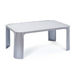 Paris Prix Table Basse Industrielle Métal  Wall  110cm Argent